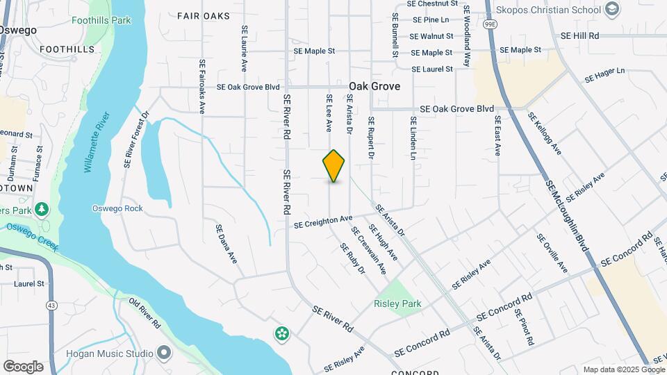 15300 SE Lee Ave Map and Location Details