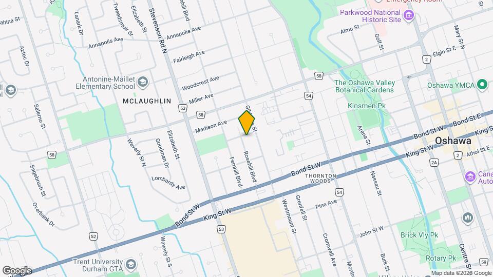 137 Rosehill Blvd Map and Location Details