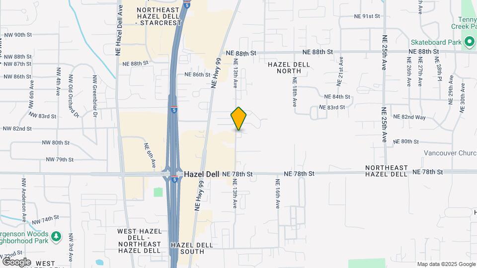 8101 NE 13th Ave Map and Location Details