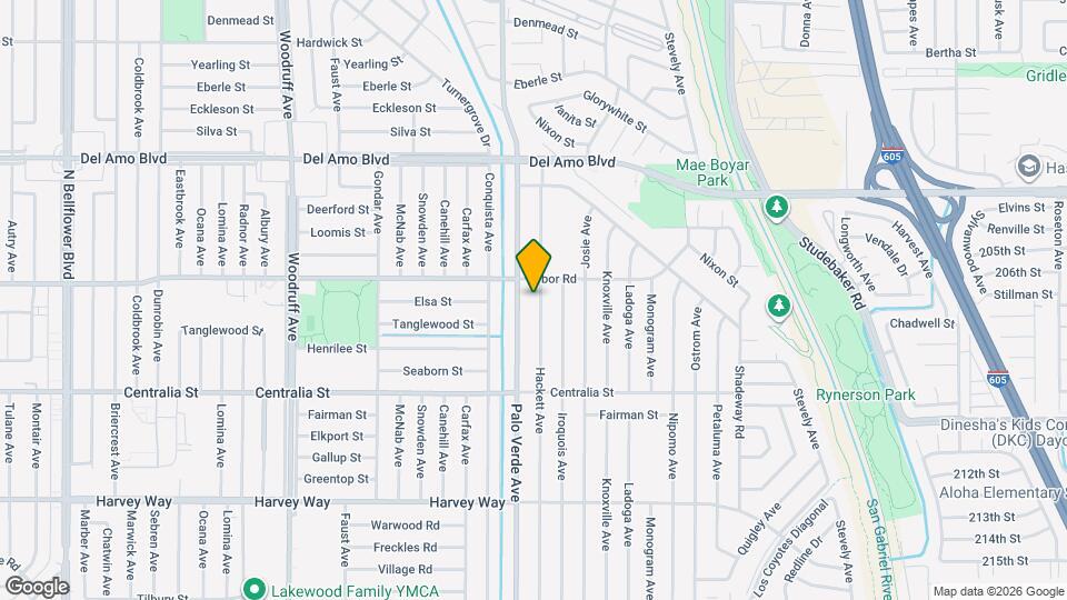 4637 Hackett Ave Map and Location Details