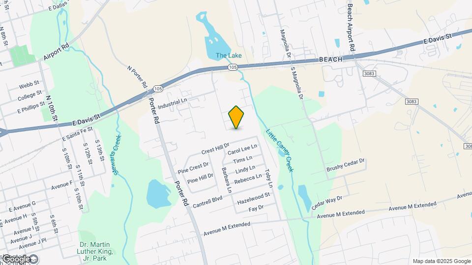 1706 Longview St Map and Location Details