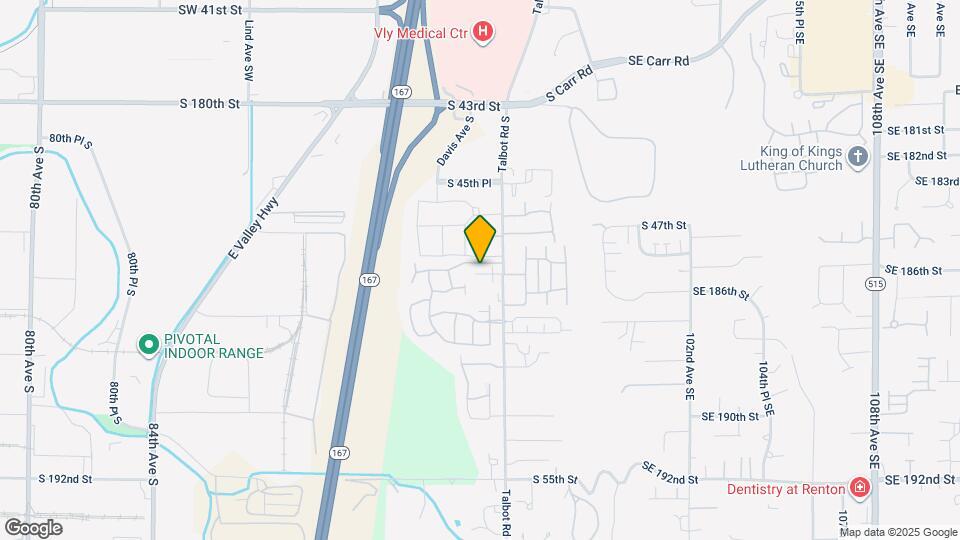 304 S 48th Ct Map and Location Details