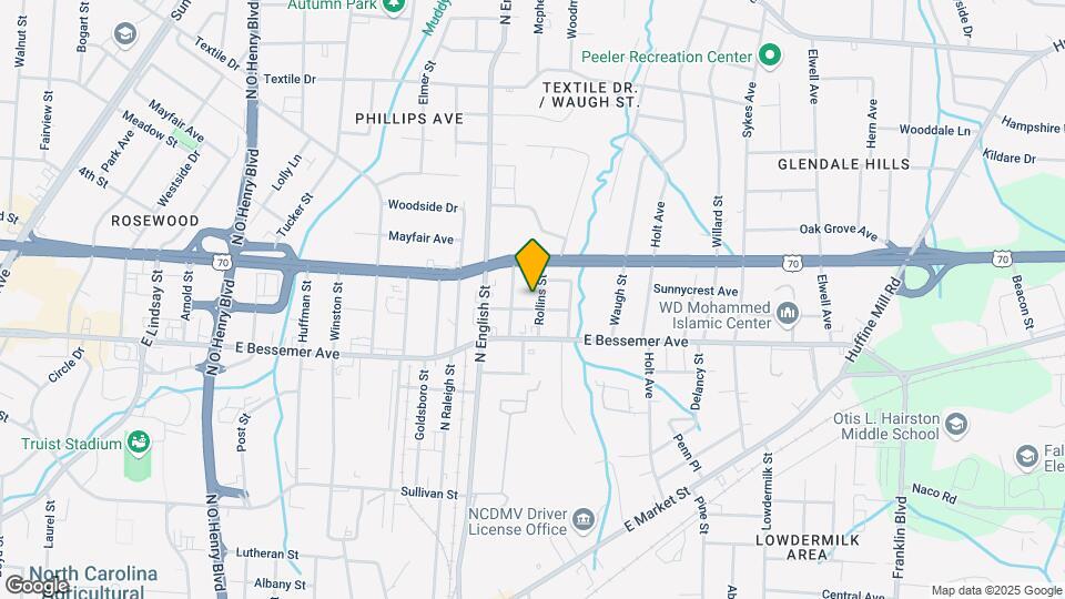 714 McPherson St Map and Location Details