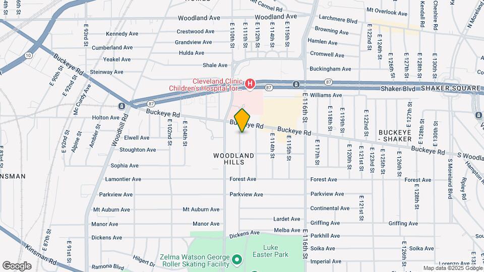 2871 E 111th St Map and Location Details