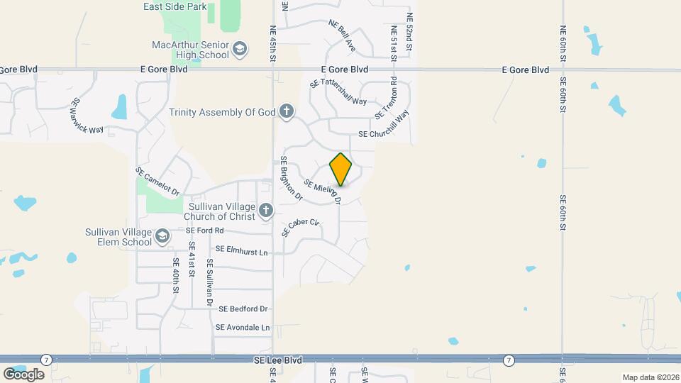 4722 SE Mieling Dr Map and Location Details