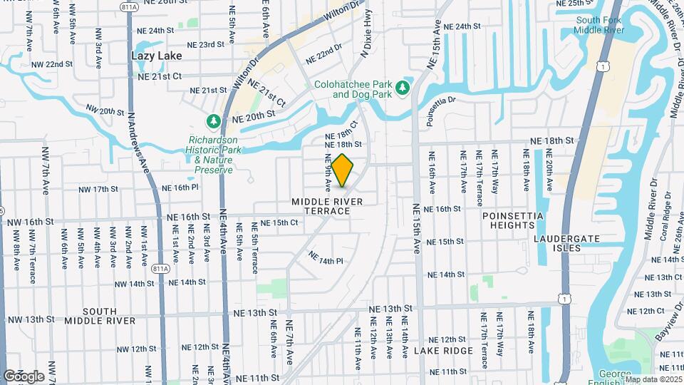 1645 N Dixie Hwy Map and Location Details