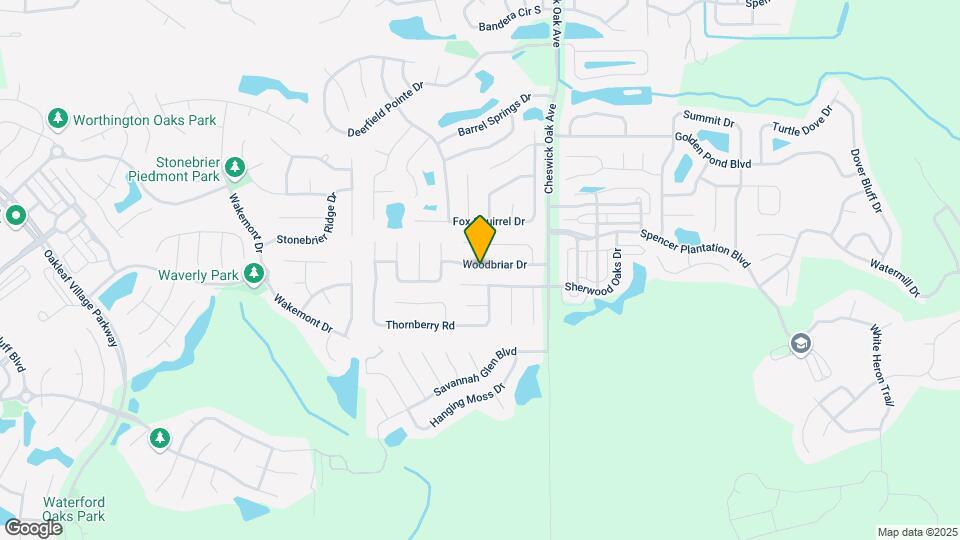 3753 Woodbriar Dr Map and Location Details