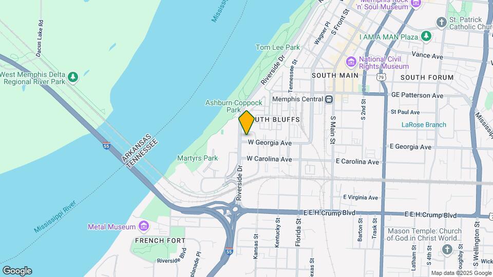 648 Riverside Dr Map and Location Details