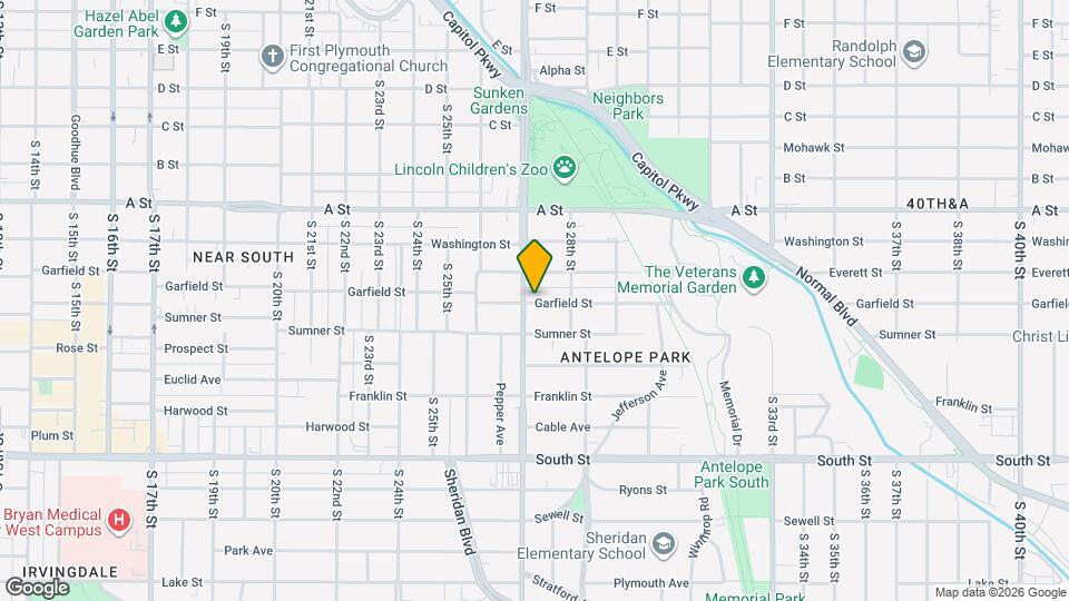 2708 Garfield St, Unit 2708 Garfield St Mapa y Detalles de la Ubicación