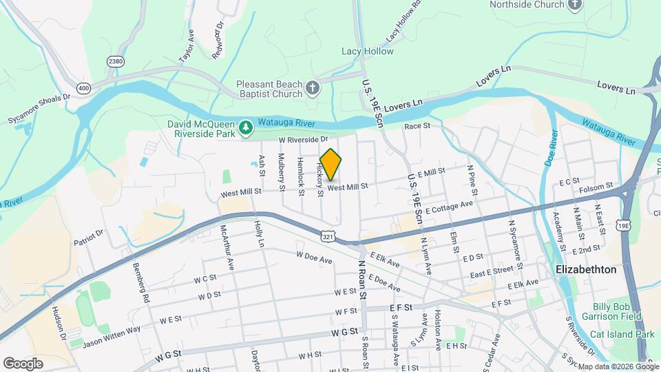 207 W Mill St Map and Location Details