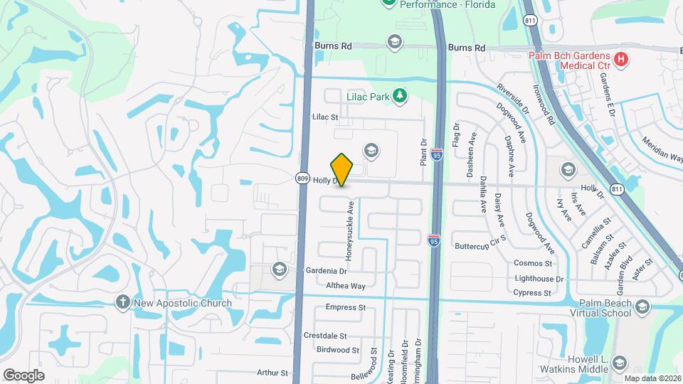 4361 Fuschia Cir N Map and Location Details