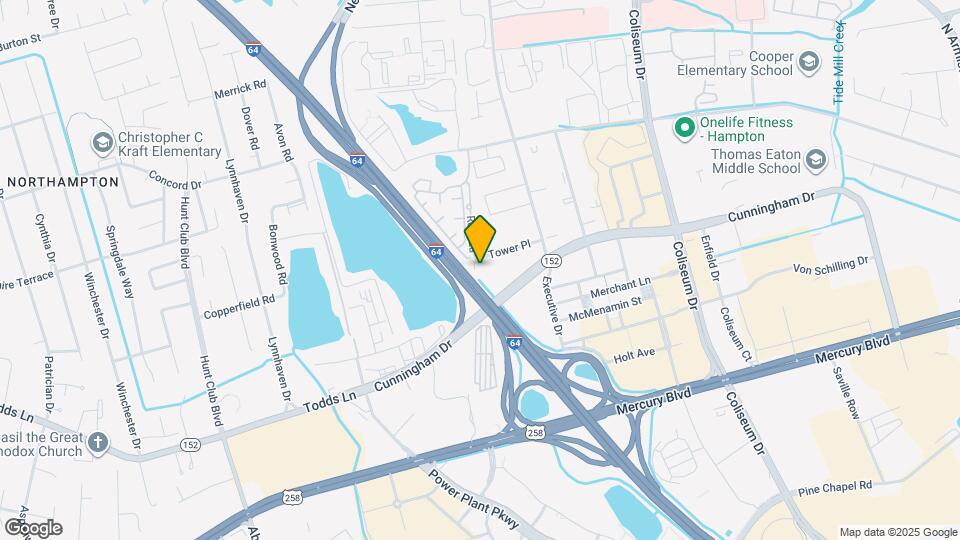 811 Lake Tower Dr Map and Location Details