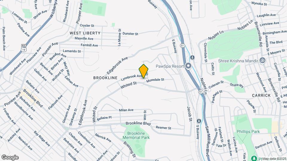 2193 Moredale St Map and Location Details