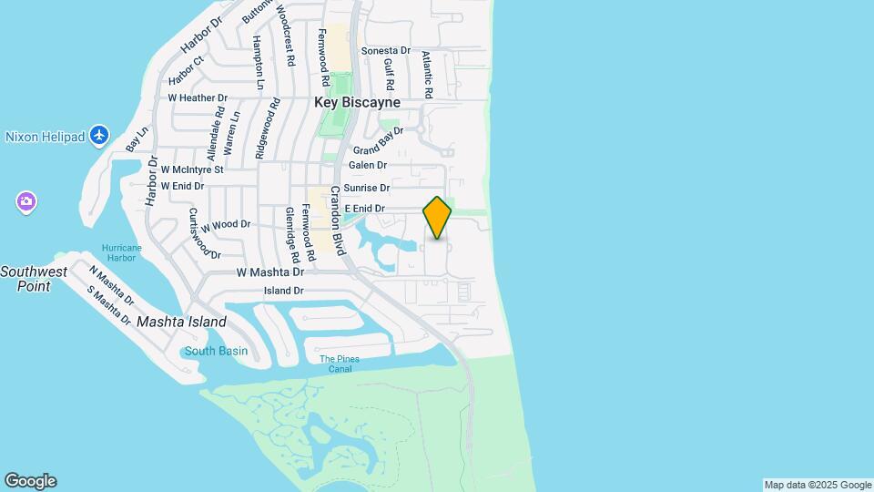 785 Crandon Blvd Map and Location Details
