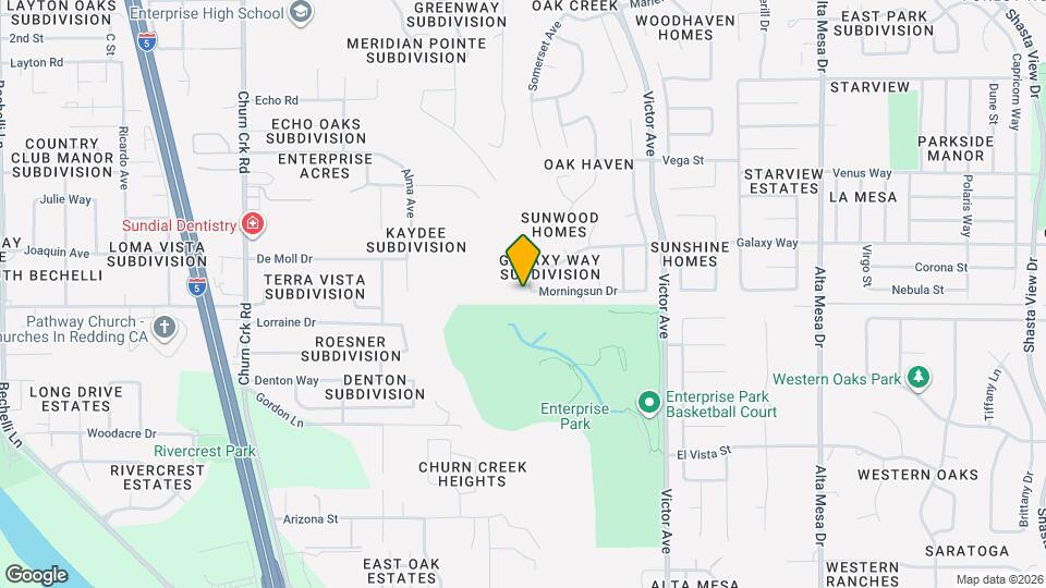 3996 Morningsun Dr Map and Location Details