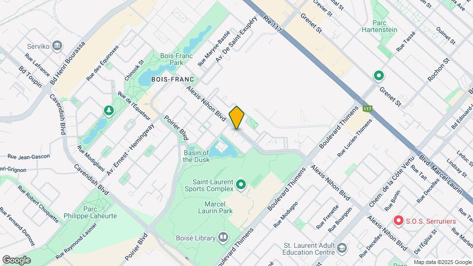 1660 Alexis-Nihon Boul Map and Location Details