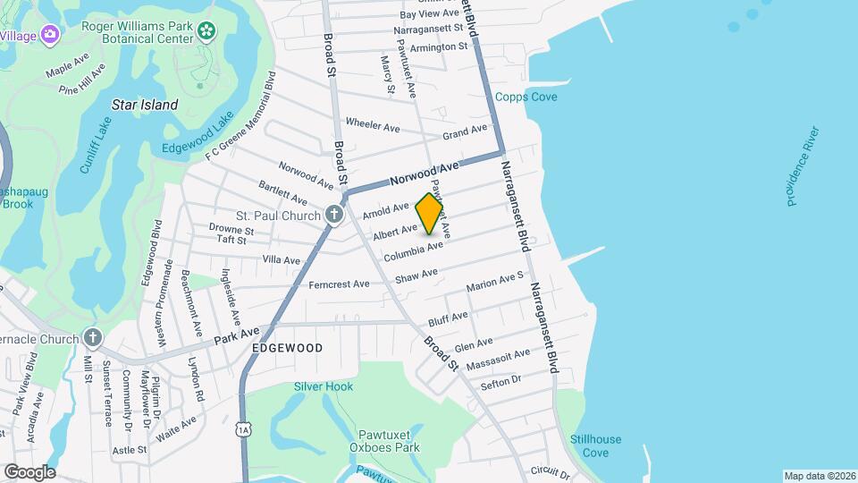 135 Columbia Ave Map and Location Details