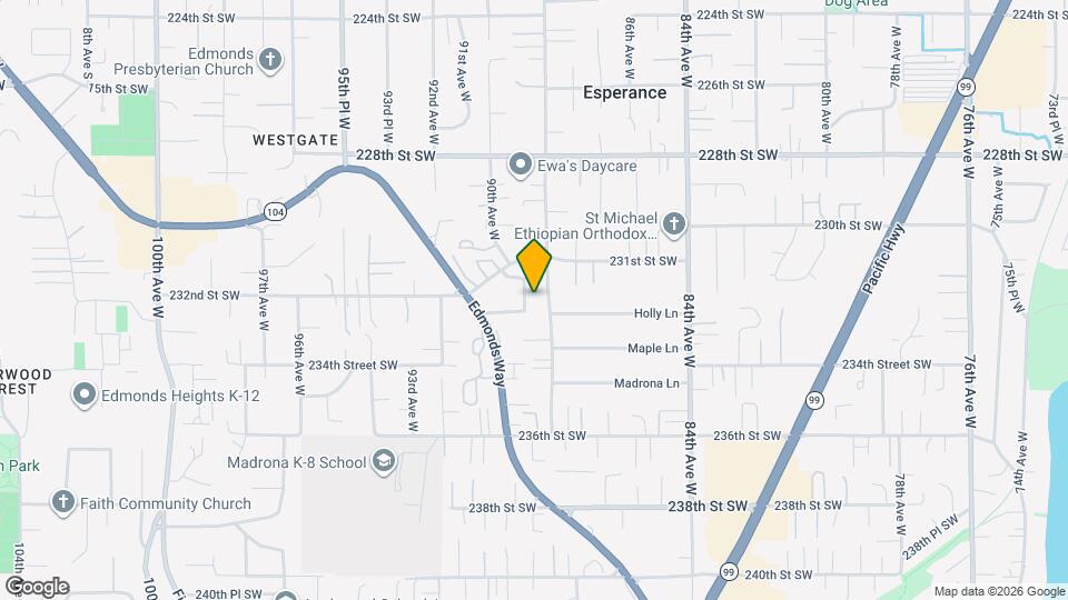 23205 89th Ave W Mapa y Detalles de la Ubicación