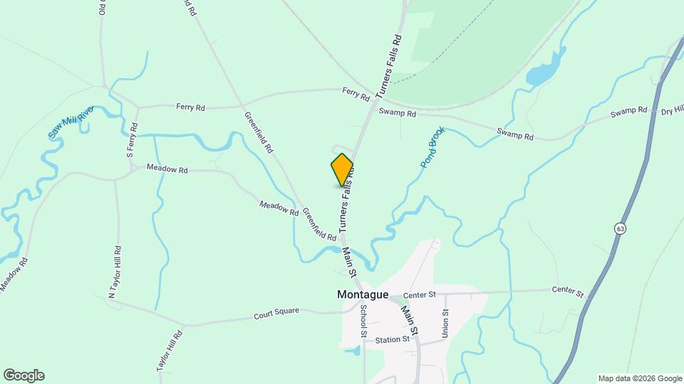534 Turners Falls Rd, Unit 534 Turners Falls Road Map and Location Details