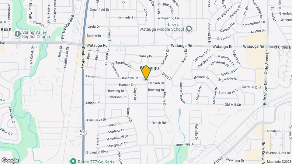 6005 Whitley Rd Map and Location Details