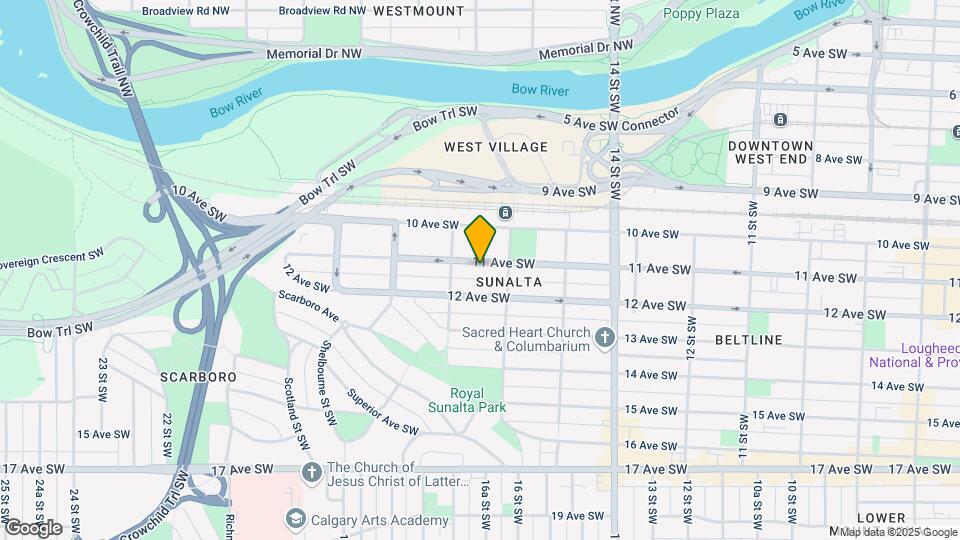 1711 11th Ave SW Map and Location Details