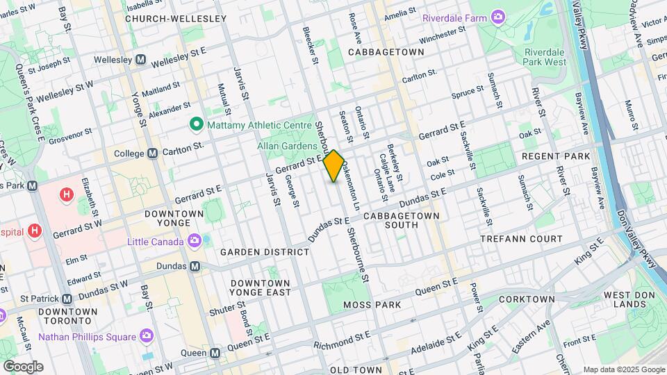 280 Sherbourne St Map and Location Details