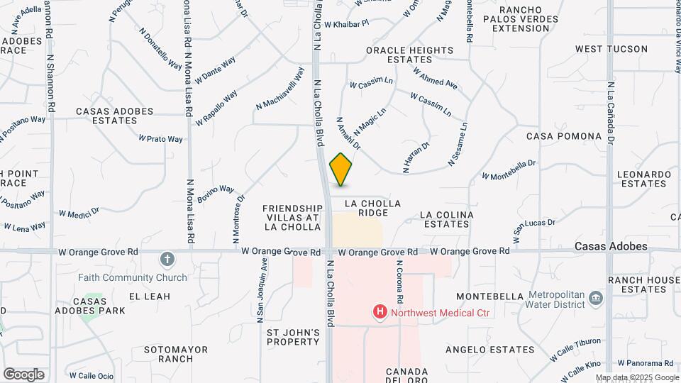 2084 W Cholla Estate Dr Map and Location Details