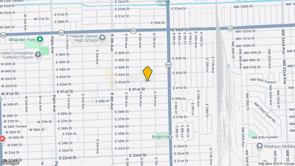 640 E 42nd St Mapa y Detalles de la Ubicación