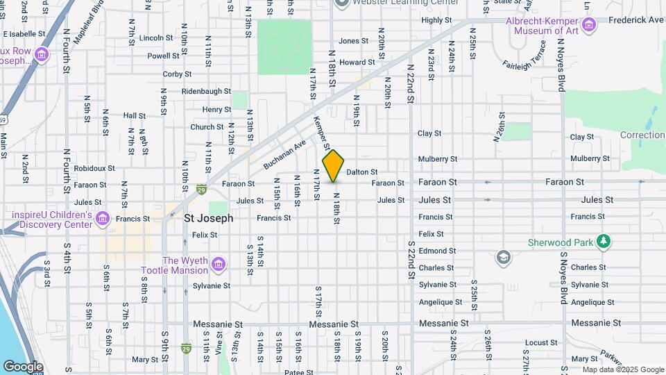 318 N 18th St Map and Location Details