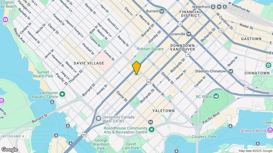 1033 Granville St Map and Location Details