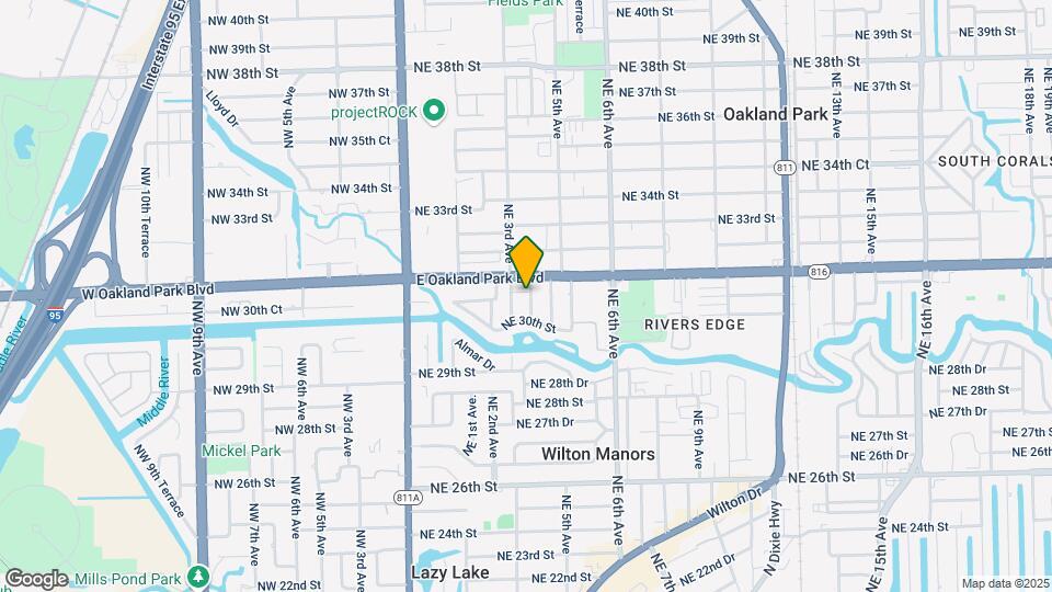 3061 NE 4th Ave, Unit 1103 Map and Location Details