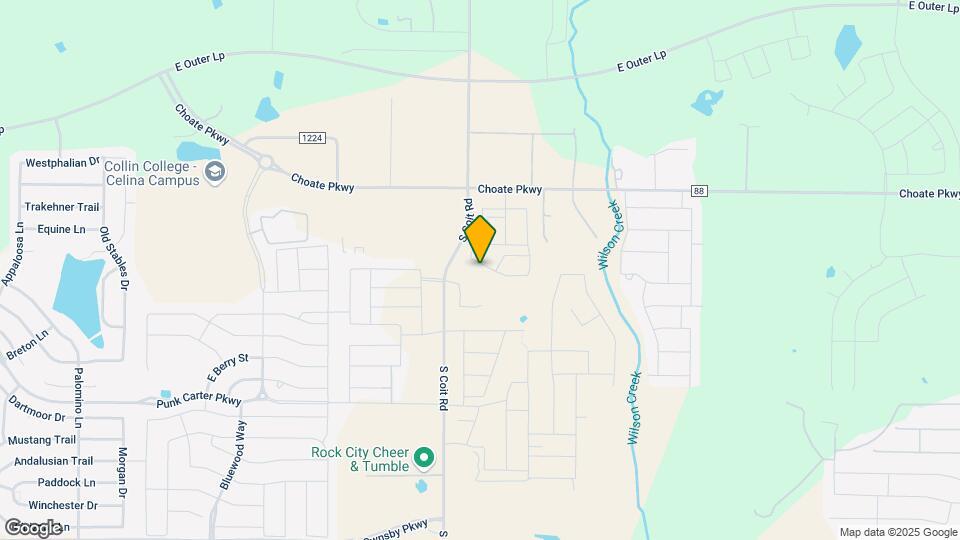 1529 Creekside Dr Map and Location Details