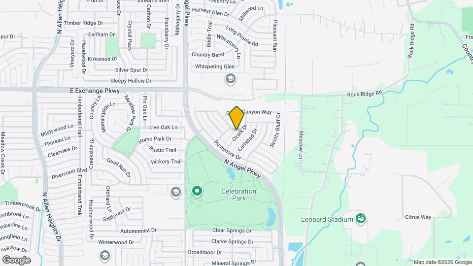 917 Ozark Dr Map and Location Details