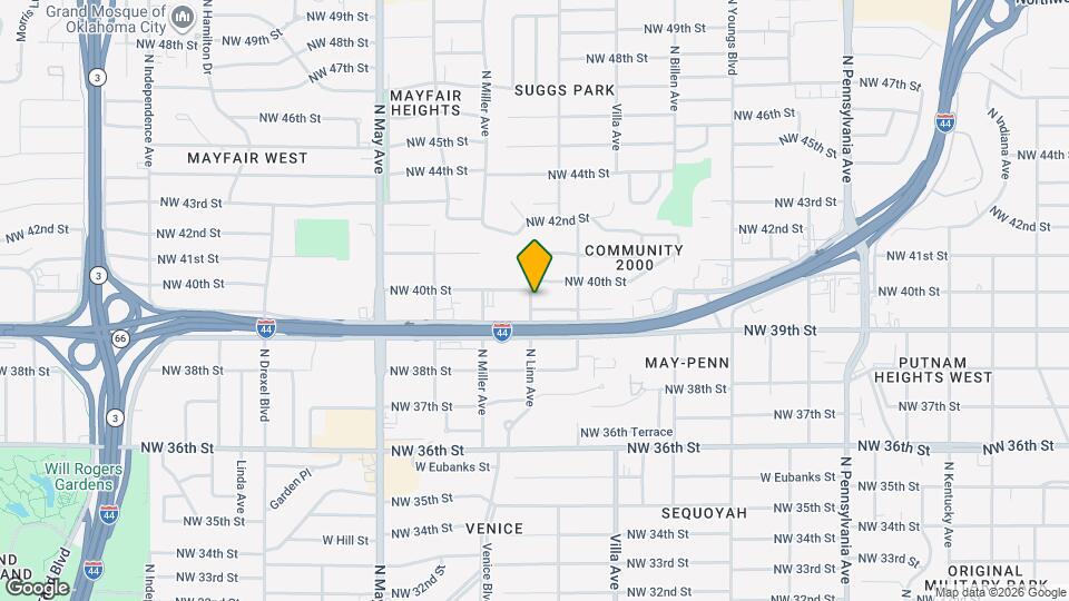 2533 1/2 NW 39th Terrace Map and Location Details