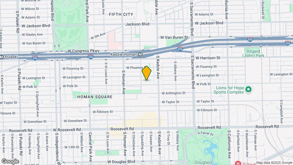 3240 W Polk St, Unit 1 Map and Location Details