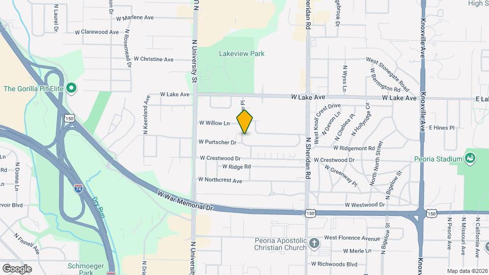 4020 N Bryer Pl Map and Location Details