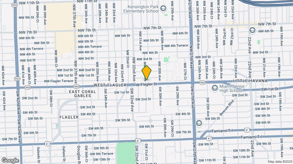 3095 W Flagler St Map and Location Details