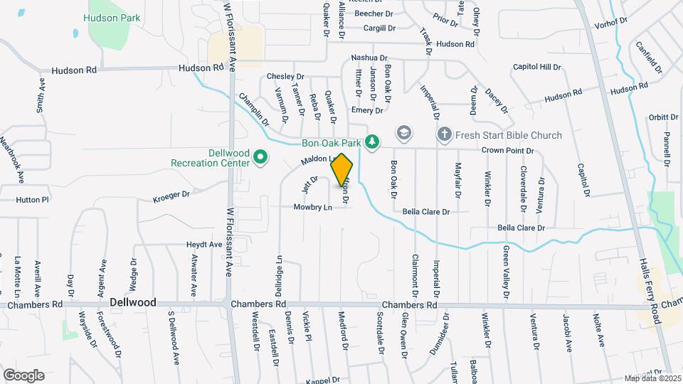 10115 Saffron Dr Map and Location Details