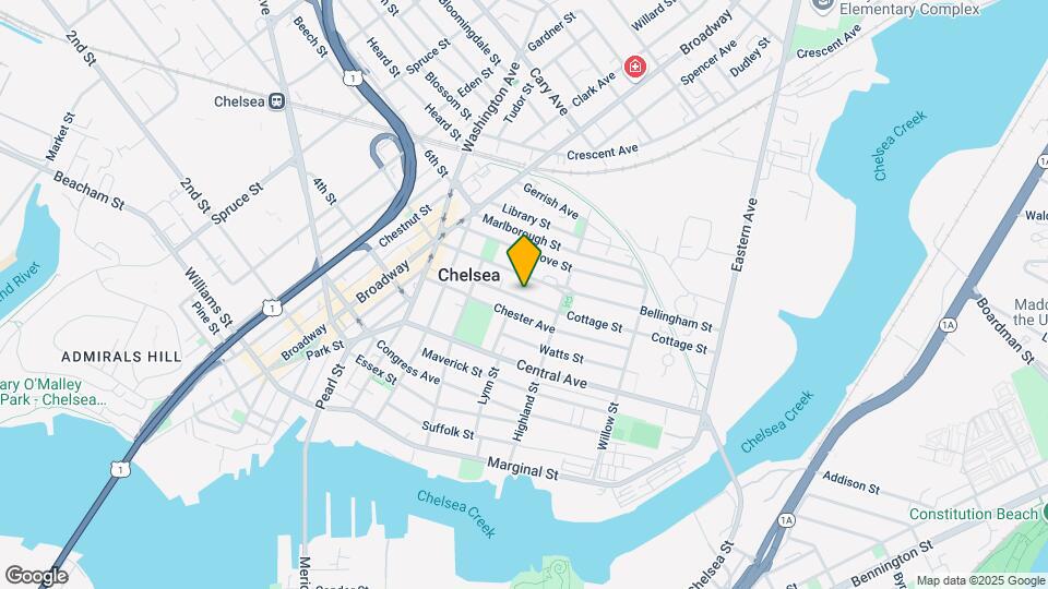 48 Cottage St-Unit -1 Map and Location Details