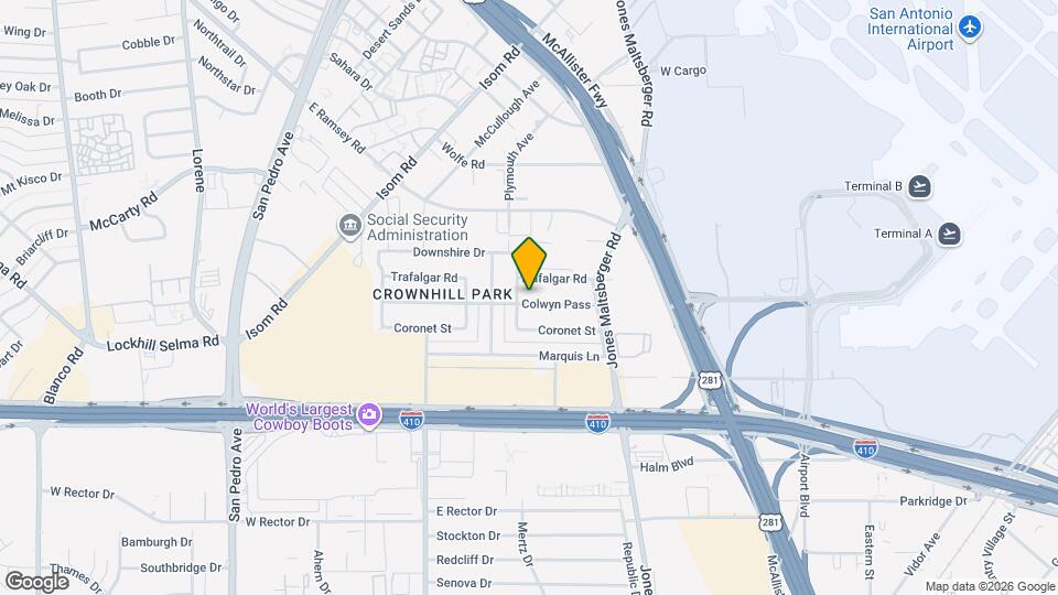 607 Colwyn Pass Map and Location Details