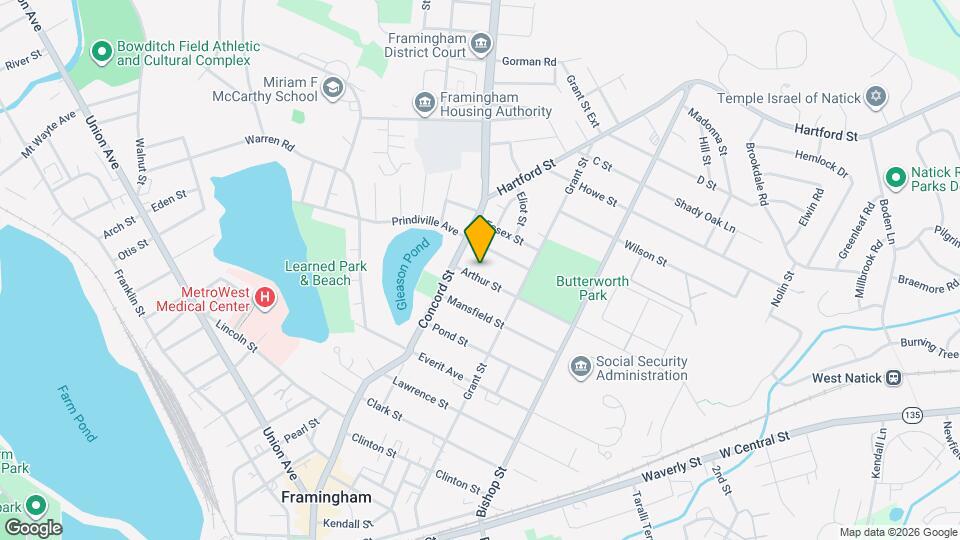 22 Arthur St Map and Location Details