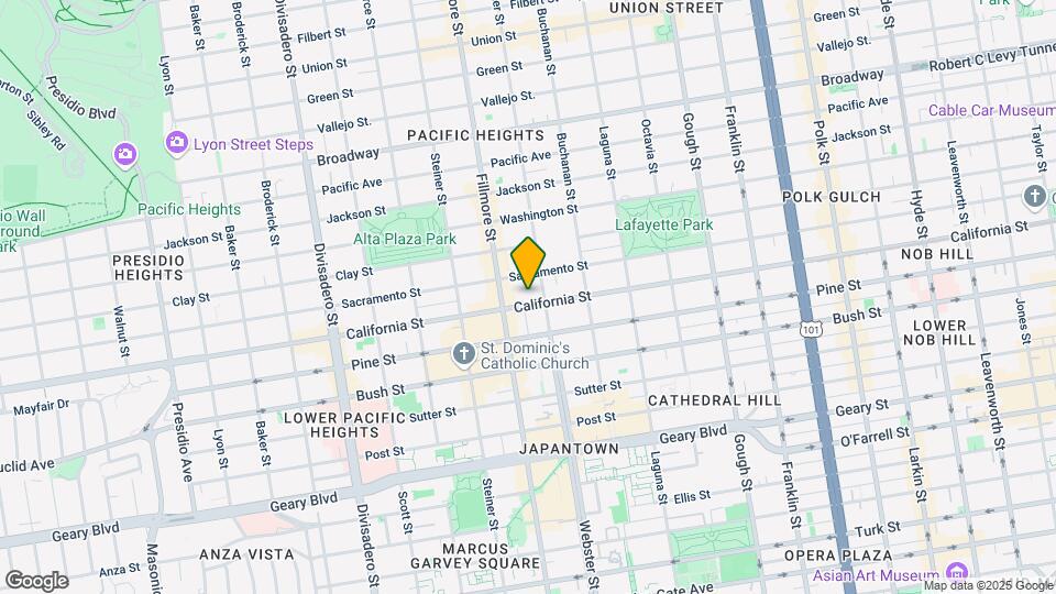 2332 California St Map and Location Details