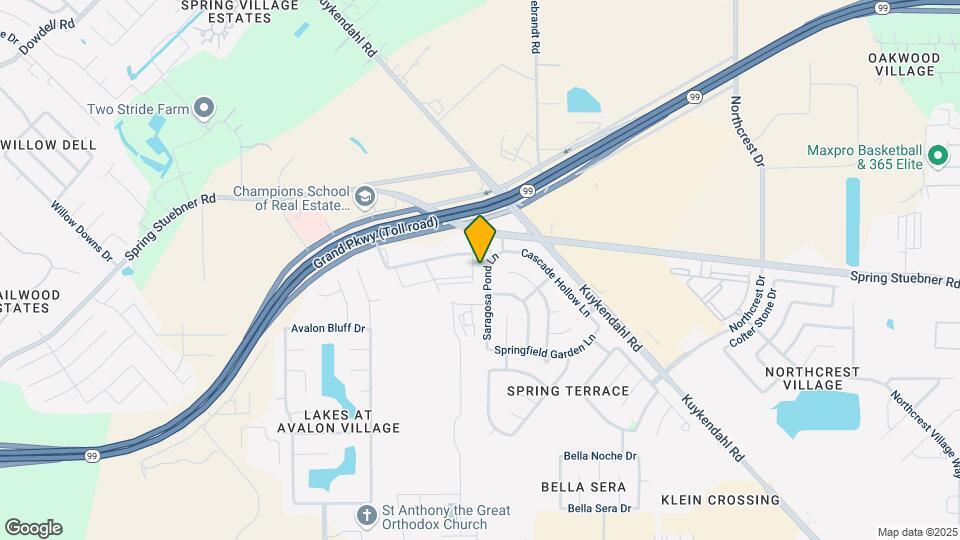 21927 Saragosa Pond Ln Map and Location Details