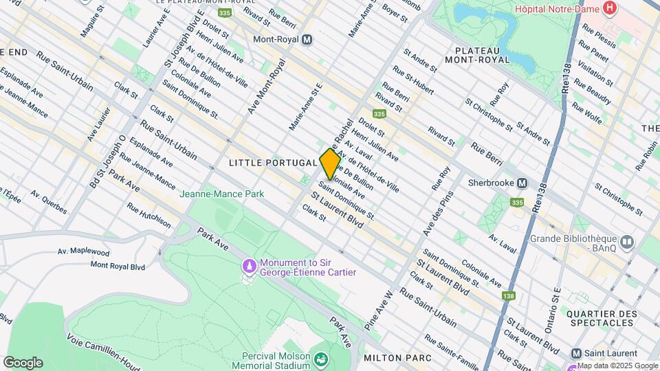 4151 Saint-Dominique Rue Map and Location Details