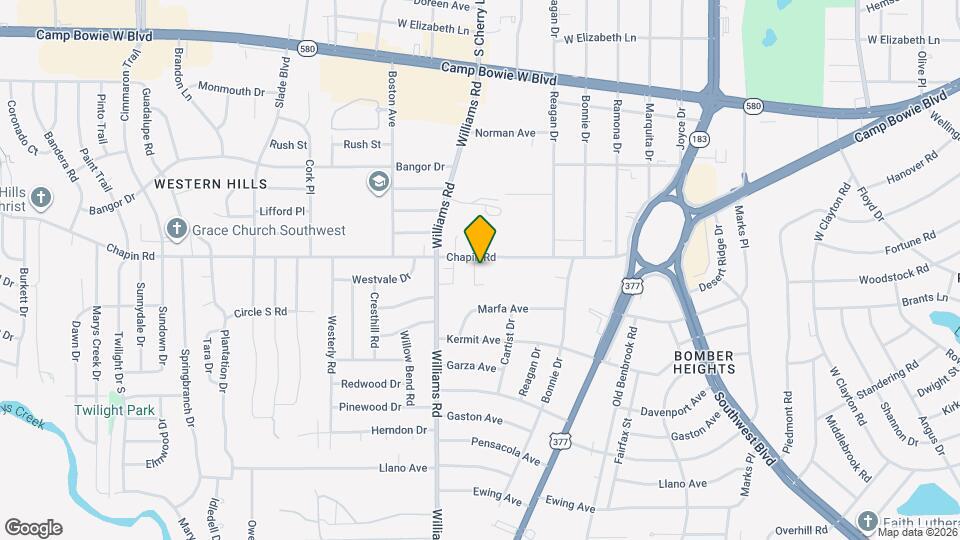 3813 Coates Cir Map and Location Details