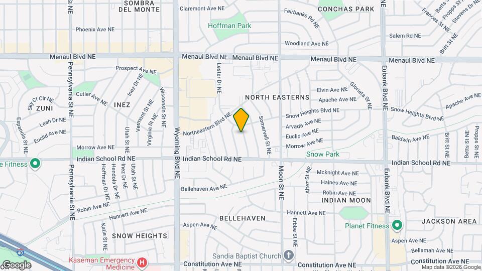 1835 Childers Dr NE Mapa y Detalles de la Ubicación