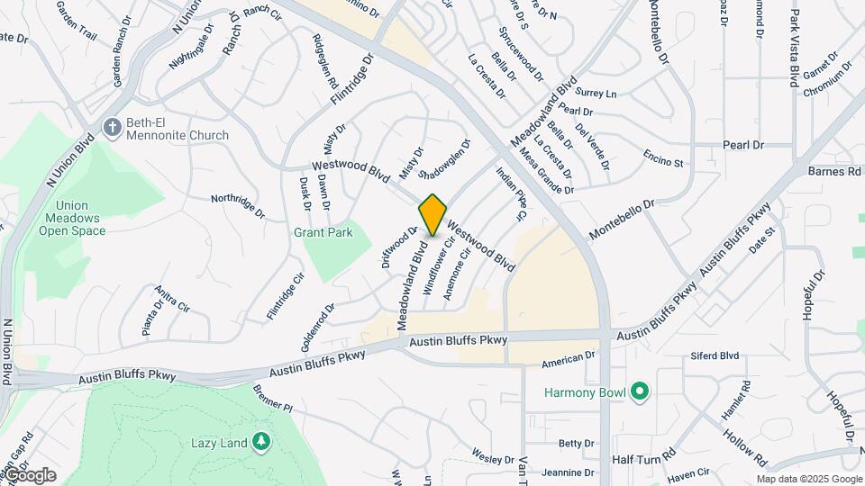 3631 Meadowland Blvd Map and Location Details