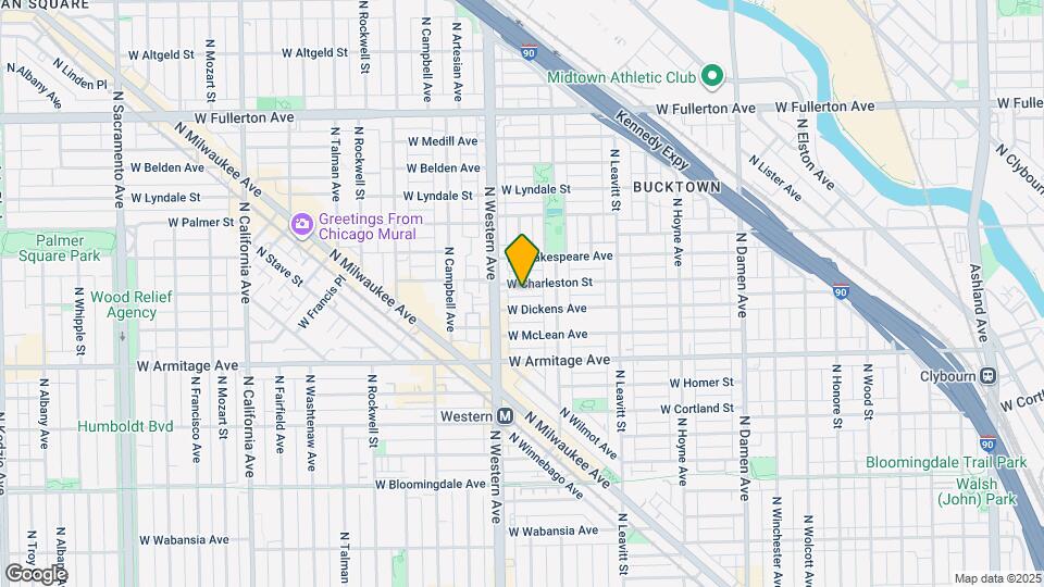 2335 W Charleston St Map and Location Details