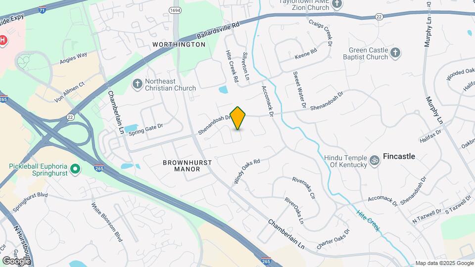 10523 Going Ct Map and Location Details