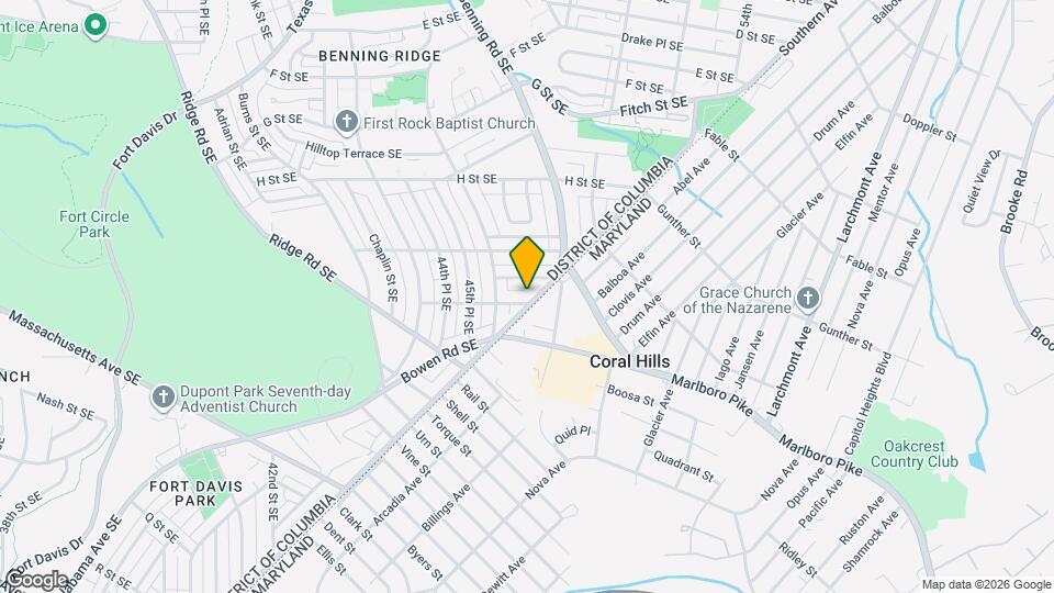 4700 Southern Ave SE Map and Location Details